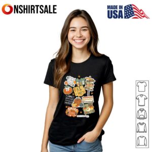 Fall Autumn Pumpkin Spice Girl Flannels Bonfires Hayrides Thankful Blessed T Shirt 3