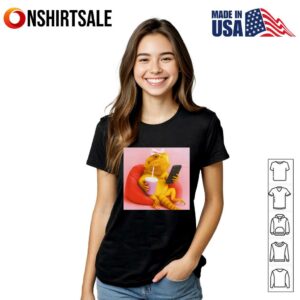 Funny Lizard Drinking Smoothie Phone Meme Cute Reptile Pet Lover T Shirt 3
