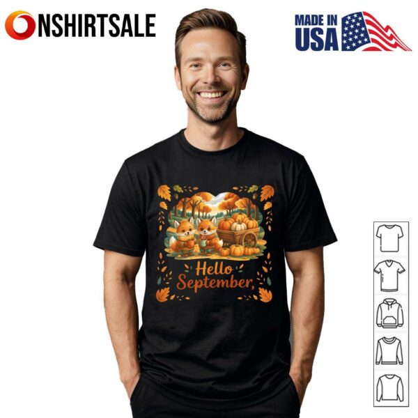 Hello September Autumn Fox T-Shirt