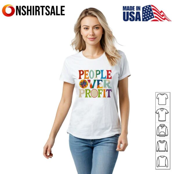 People Over Profiit Colors T-Shirt