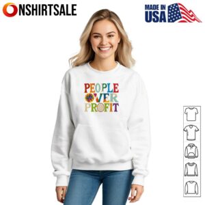 People Over Profiit Colors T Shirt 3