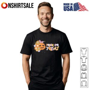Pumpkin Halloween Trick or Treat Spooky T Shirt 1