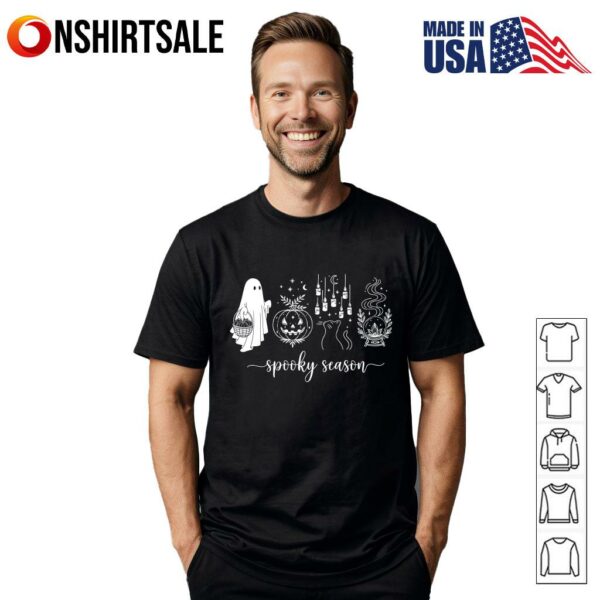 Spooky Halloween Season Monochromatic T-Shirt