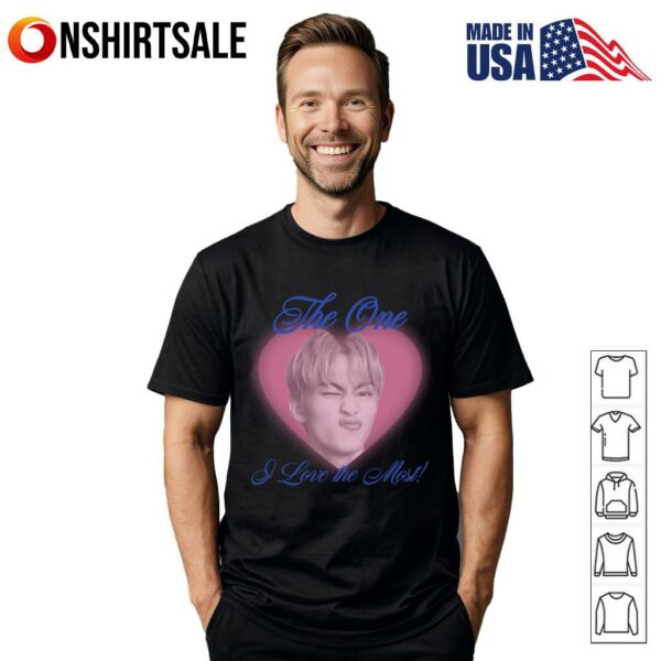 The One I Love the Most K-pop Star Heart T-Shirt