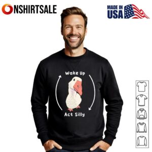 Wake Up Act Silly Duck T Shirt 2
