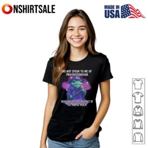 Wizard Frog Do Not Speak To Me Of Procrastination T Shirt 2