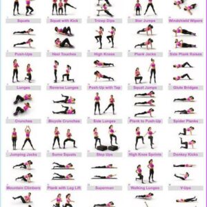 Bodyweight Workouts Poster And Canvas Vertical